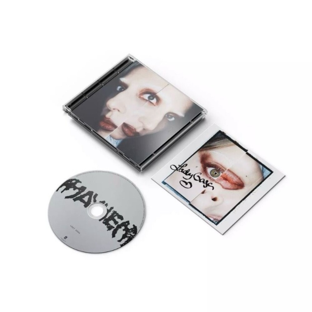 MAYHEM 002 Gray CD with Exclusive Cover and Exclusive Track (Signed) Lady Gaga